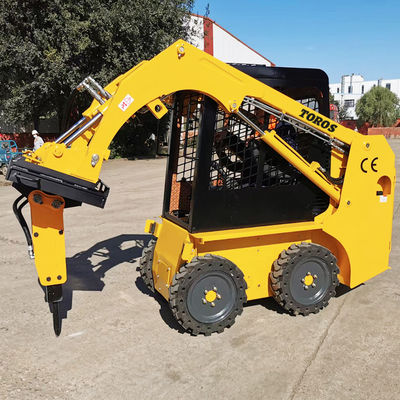 CE 500kg-1200kg Hydraulic Wheel Loader Front End Small Articulating Loader