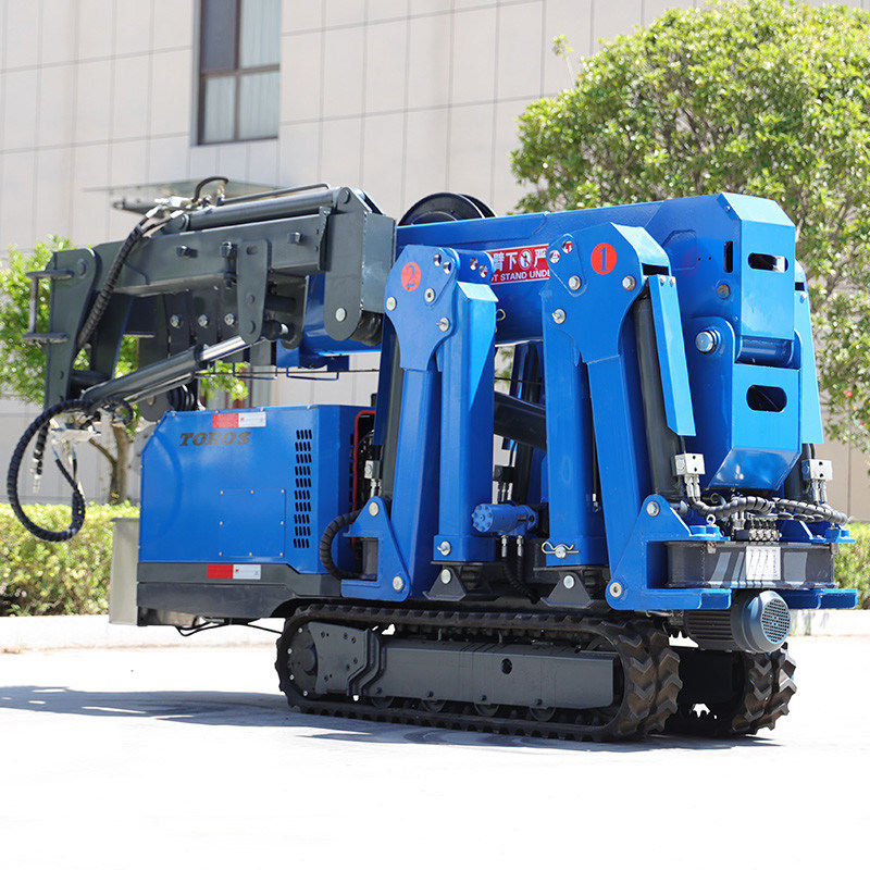 Commercial Blue Small Crawler Spider Crane 8000KG Easy Operation
