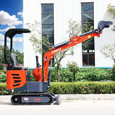 Excavateur mini Toros multifonctionnel de 1 tonne, micro-excavateur avec moteur Koop