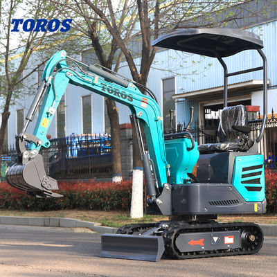 mini machine portative de l'excavatrice 1.2Ton multifonctionnelle avec l'attachement
