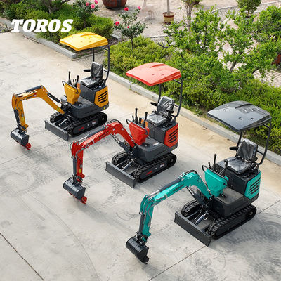 équipement de creusement compact de mini excavatrice de pleine fonction du ménage 1200kg
