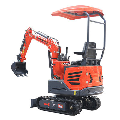 mini excavatrice du ménage 4 km/H manipulant la petite mini excavatrice
