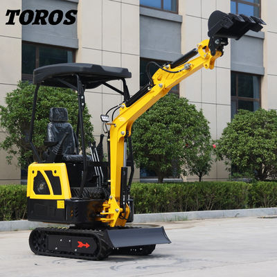 19KW Toros Mini Excavator hydraulique 1,5 tonne Mini Excavator à usage domestique