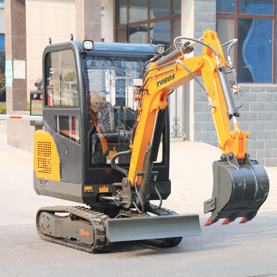 EURO 5 Mini-excavatrice de 2 tonnes Petite excavatrice ménagère Faible consommation