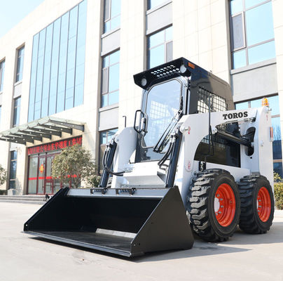 Construction personnalisée 4 roues de guidage Skid Steer 18.2KW Haute efficacité