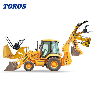 TOROS Mini chargeuse polyvalente à pelle 1 tonne 2 tonnes 3 tonnes