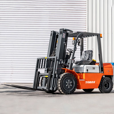 Levé lourd 2-3 tonnes chariot élévateur diesel 3-4 mètres longueur totale