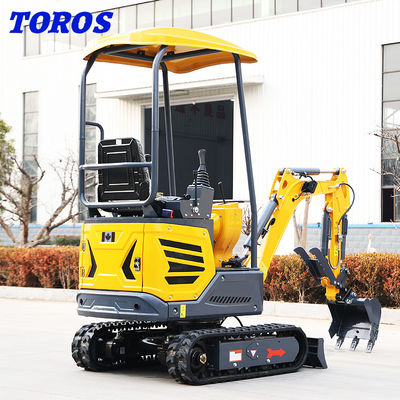 Excavatrice mini diesel haute performance hauteur 2285 mm pour les travaux municipaux