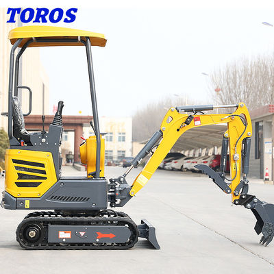 Des travaux routiers personnalisables Une mini-excavatrice de 1 tonne Certification CE