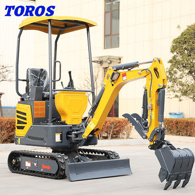 0.022m3 Mini-grasseuse à seau Petite excavatrice hydraulique Économie d'énergie
