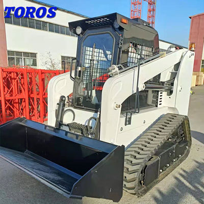 Chargeur de direction de patinage tout terrain avec moteur Cummins B3.3 facile à manœuvrer
