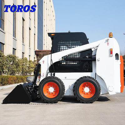 18.2KW 1000kg Compact Skid Steer Loader Appareil de roulement à la terre