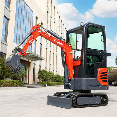 1.2t mini excavateur de jardin petite machine de creusement 370mm dégagement du sol
