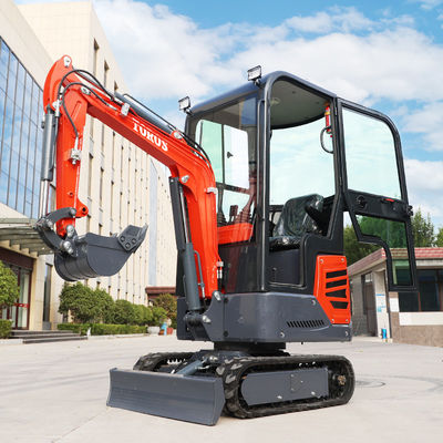 1.2t mini excavateur de jardin petite machine de creusement 370mm dégagement du sol