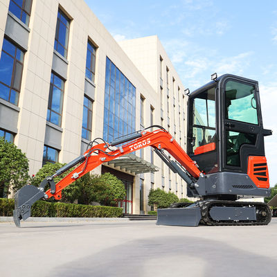 Voie en caoutchouc Mini Excavator Garden Mini Digger 1.2Ton des petits espaces