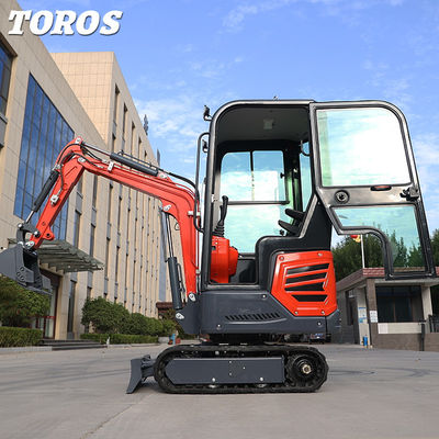 Mini-excavatrice hydraulique économe en énergie avec une largeur de châssis de 930 mm