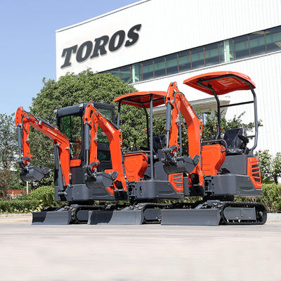 Mini-excavatrice hydraulique économe en énergie avec une largeur de châssis de 930 mm