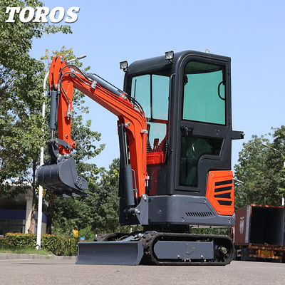 Excavateur mini à chenille de 1,2 tonnes très maniable largeur de voie 180 mm