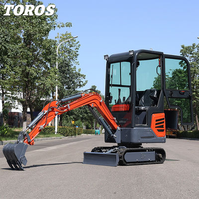 Mini excavatrice 1.2T de chenille de vitesse réglable pour des projets à petite échelle