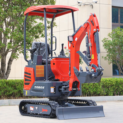 Excavateur à traînée de petite taille certifié CE 1200 kg Mini équipement d'excavation
