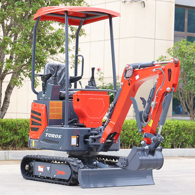 Excavateur mini-crawler pour travaux routiers 1200 kg Utilisation industrielle dans la construction