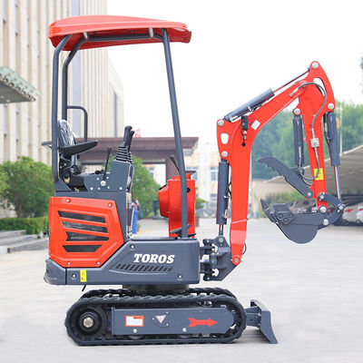 Mini excavatrice 1.2T de chenille de vitesse réglable pour des projets à petite échelle