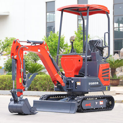 Excavateur mini à chenille de 1,2 tonnes très maniable largeur de voie 180 mm