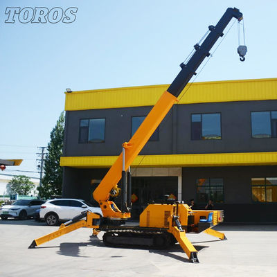 Crane élévateur à araignée fiable et durable dans des espaces restreints EURO 5 certifié