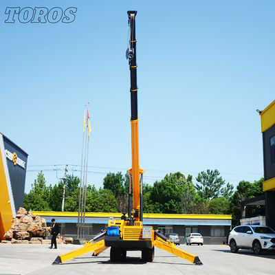 La construction projette une grue d'ascenseur d'araignée de 16m avec des composants de base