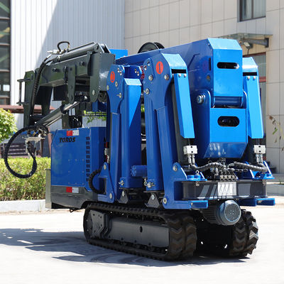 Commercial Blue Small Crawler Spider Crane 8000KG Facile à utiliser