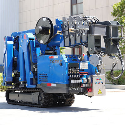 Commercial Blue Small Crawler Spider Crane 8000KG Facile à utiliser