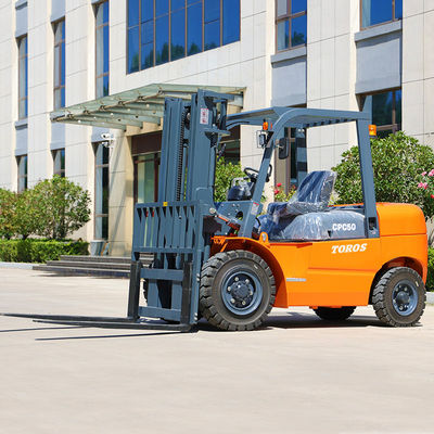 Camion élévateur diesel à grande capacité de qualité industrielle avec transmission hydraulique