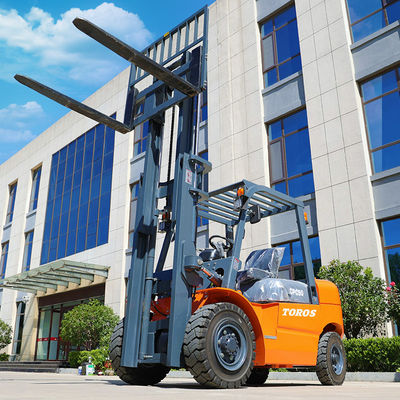 Camion élévateur diesel à grande capacité de qualité industrielle avec transmission hydraulique