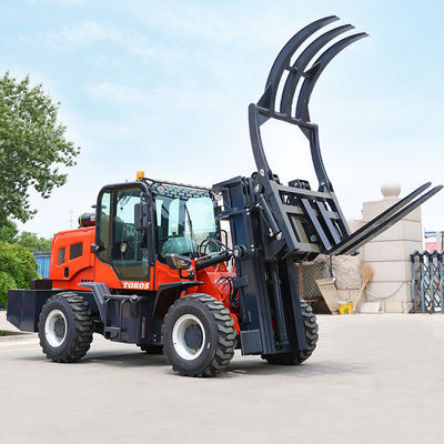 Camion élévateur extérieur de petite taille à haute performance avec type de cabine fermée