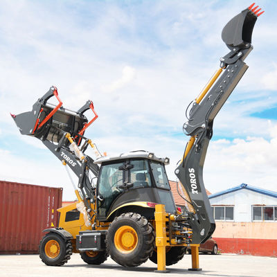 Machine de chargement à remorque à grande capacité pour la construction