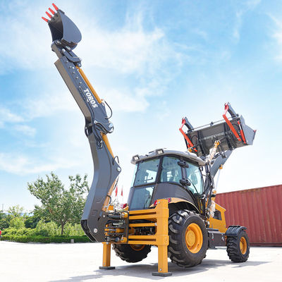 Machine de chargement à remorque à grande capacité pour la construction