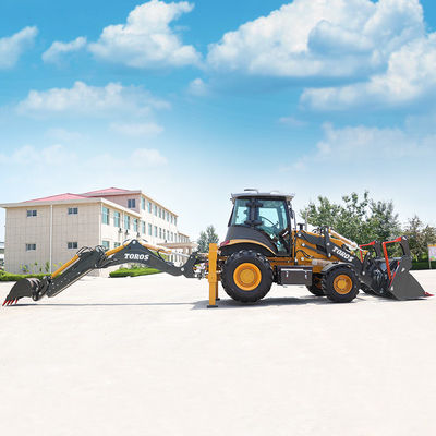 machine de chargeur de pelle rétro du seau 1m3 pour des travaux de construction conviviaux