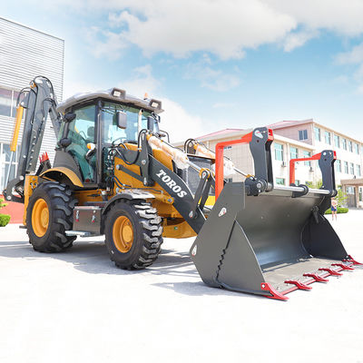 machine de chargeur de pelle rétro du seau 1m3 pour des travaux de construction conviviaux