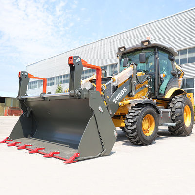 machine de chargeur de pelle rétro du seau 1m3 pour des travaux de construction conviviaux