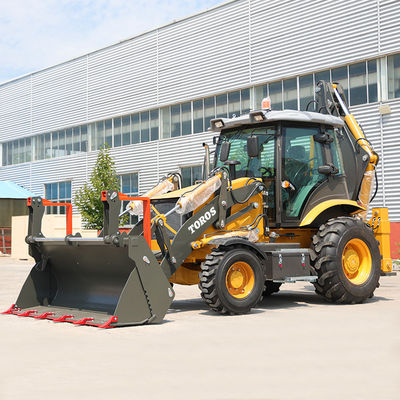 machine de chargeur de pelle rétro du seau 1m3 pour des travaux de construction conviviaux