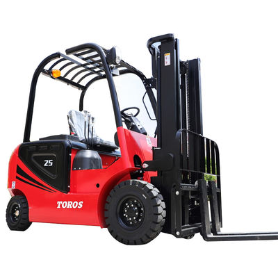 Camion élévateur électrique rechargeable de 3 tonnes avec pneu pneumatique
