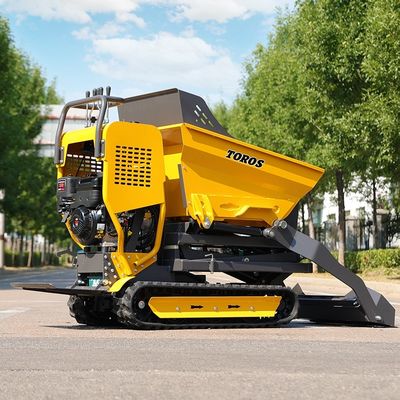 Vitesse de marche 1,7/3,5 Km/H Mini Crawler Amortisseur 10 chevaux Puissance du moteur Pour l'aménagement paysager