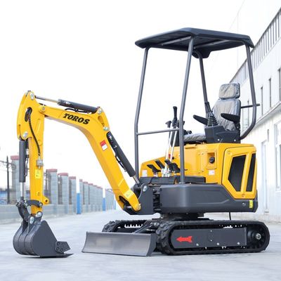 3060 mm Longueur totale Compacte Excavateur à rampe 1 tonne Avec 8 kn Force maximale d'excavation