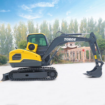 Hauteur maximale de décharge 3050 mm Mini-excavatrice avec une vitesse de balancement d'unité de 8 tours par minute