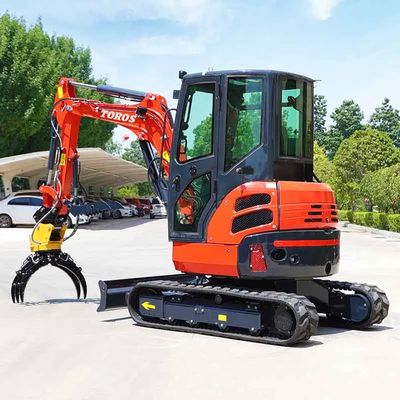 Toros 3,5 tonnes mini excavatrice avec moteur Kubota Micro Digger Mult Functions sacocheuse