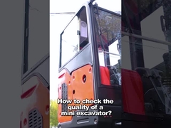 Ingénierie municipale 2,5 tonnes Mini Excavator 24,5kw Micro Mini Excavator avec cabine