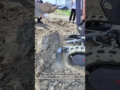 Travaux municipaux 1,2 tonne 0,8 tonne mini-excavatrice machine haute puissance