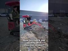 Excavateur résidentiel commercial de 1,2 tonne Mini Excavateur à rampe personnalisé