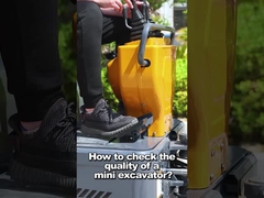 1200 kg cabine fermée moteur diesel compact mini-fosseur 30° Gradibilité maximale